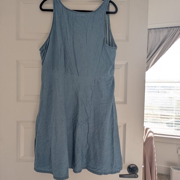 Sleeveless Tencel Button Down Dress - Picture 2 of 4
